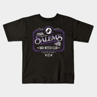 Salem's Daughters - Bad Witch Club - Halloween - Spooky - Goth Kids T-Shirt